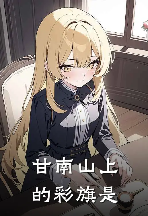 甘南山上的彩旗是