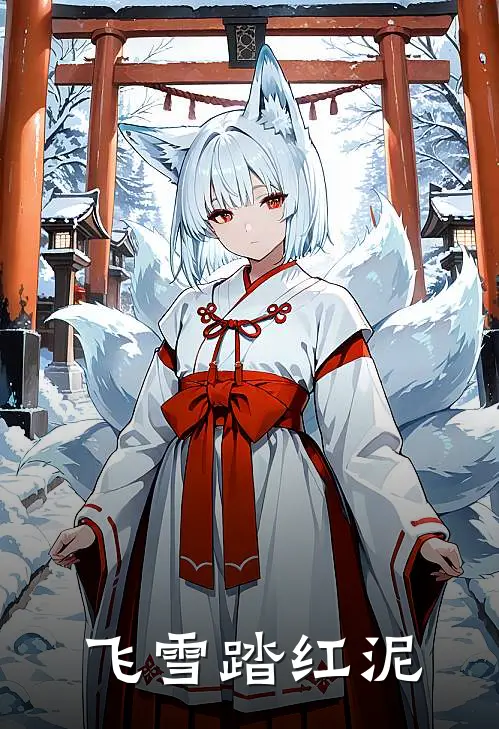 飞雪踏红泥